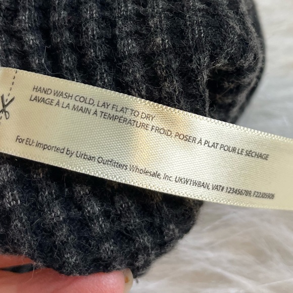 Free People One Mason Charcoal Grey Hoodie small - Picture 11 of 12